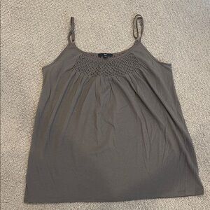 Cotton Tank w Pop of Embellishment